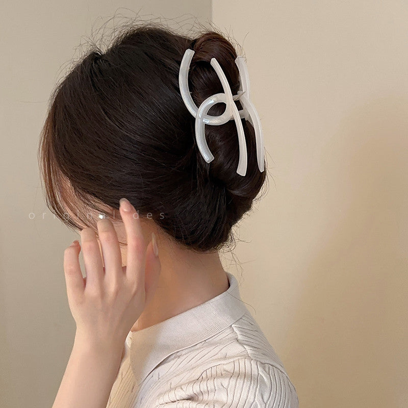 【雑貨】4色ヘアクリップアクセサリー W14063