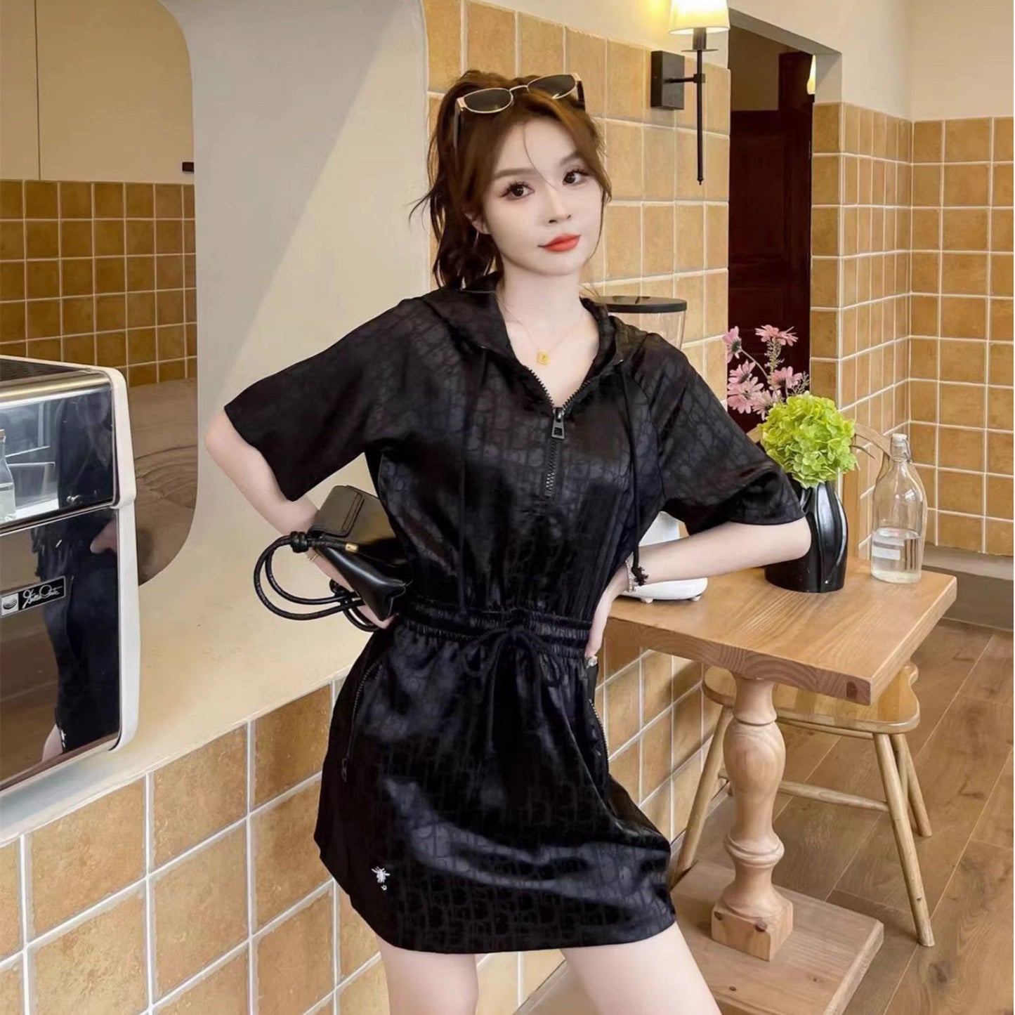 【Dress】プリントワンピース W12733