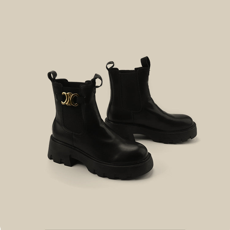 【Shoes】高級感エンジニアブーツ W14678
