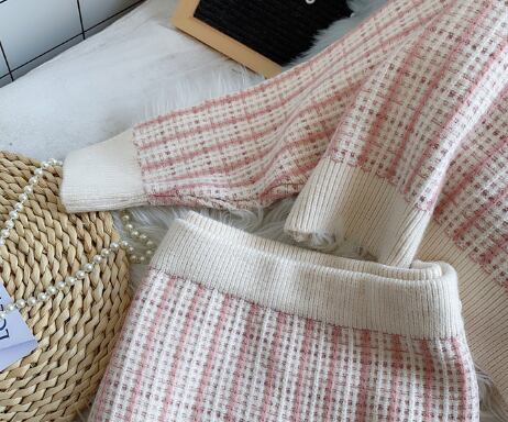 【set】大人可愛い!初秋ニットカーディガン2点セット