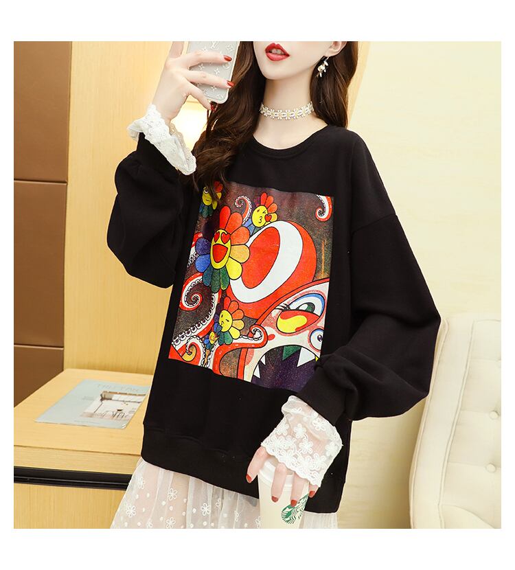 【dress】定番シンプルカジュアルレース切り替え2色ワンピース