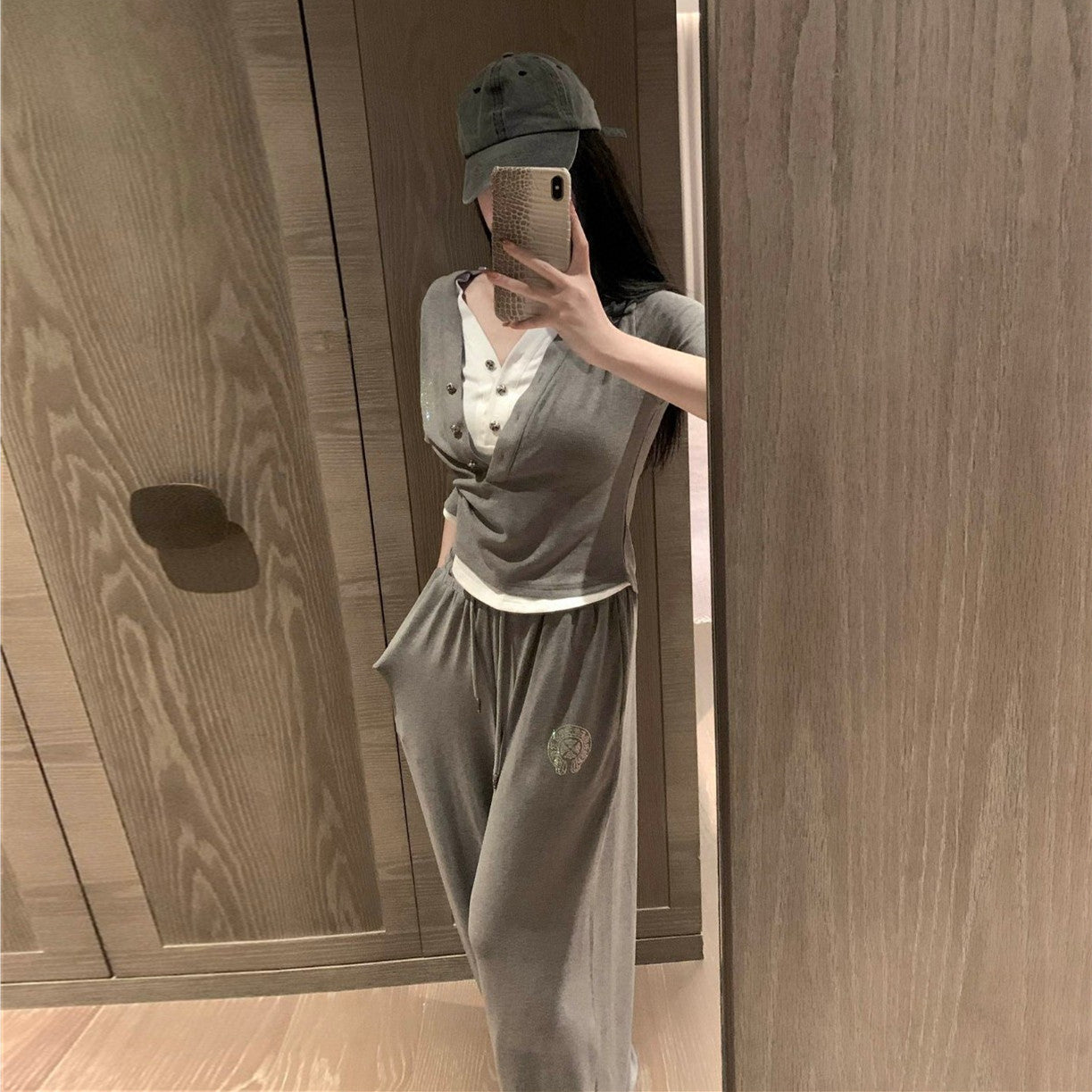 【Set】カジュアルセット Tシャツ + パンツ W12269