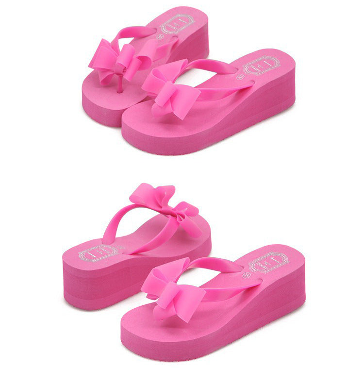 【Shoes】美脚厚底スリッパサンダル T01402