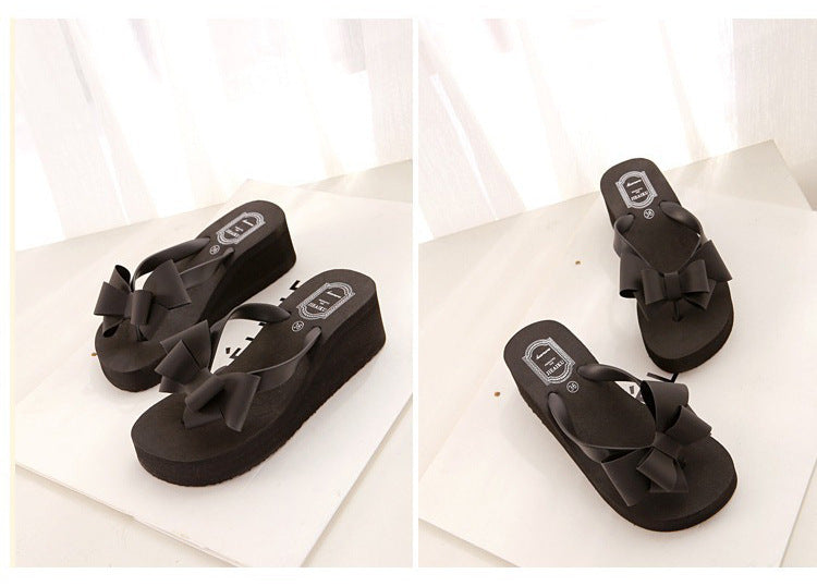 【Shoes】美脚厚底スリッパサンダル T01402