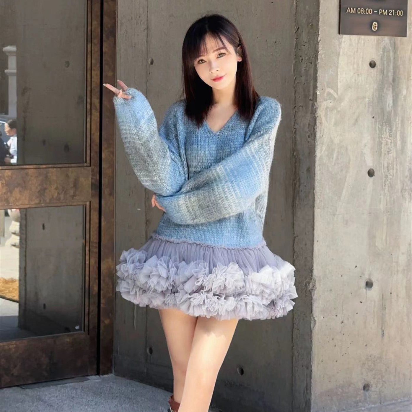 【Dress】ニットワンピース W10674