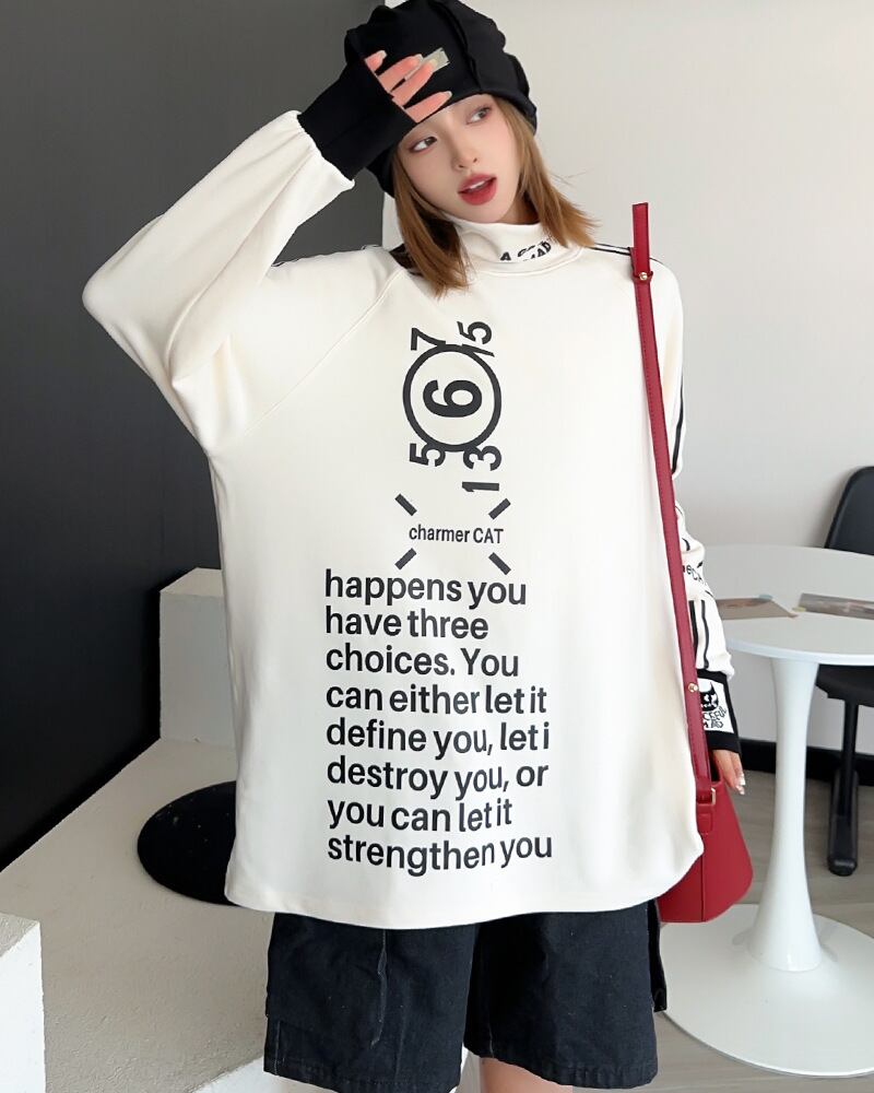 【tops】アルファベットスウェット W10491