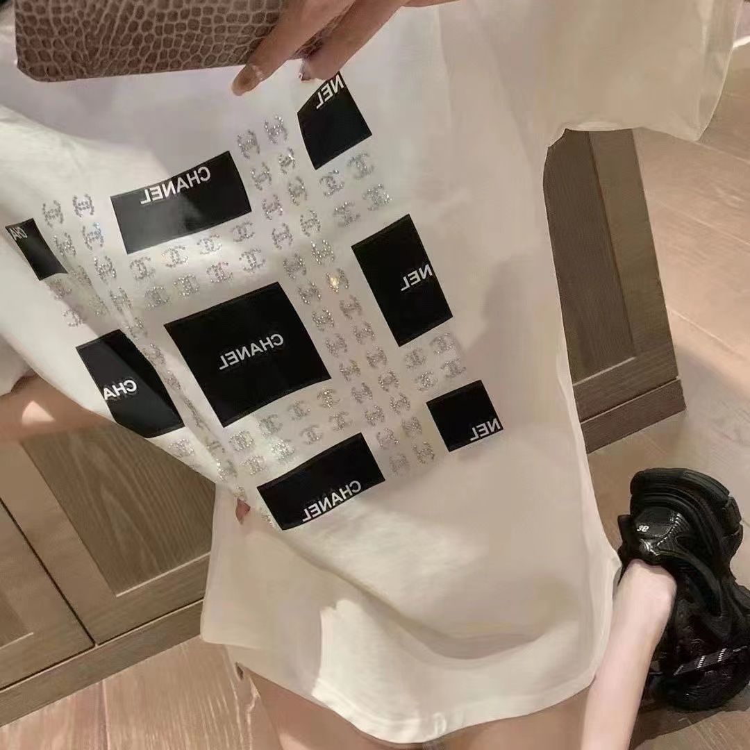 【Tops】ホットダイヤモンドTシャツ T01627