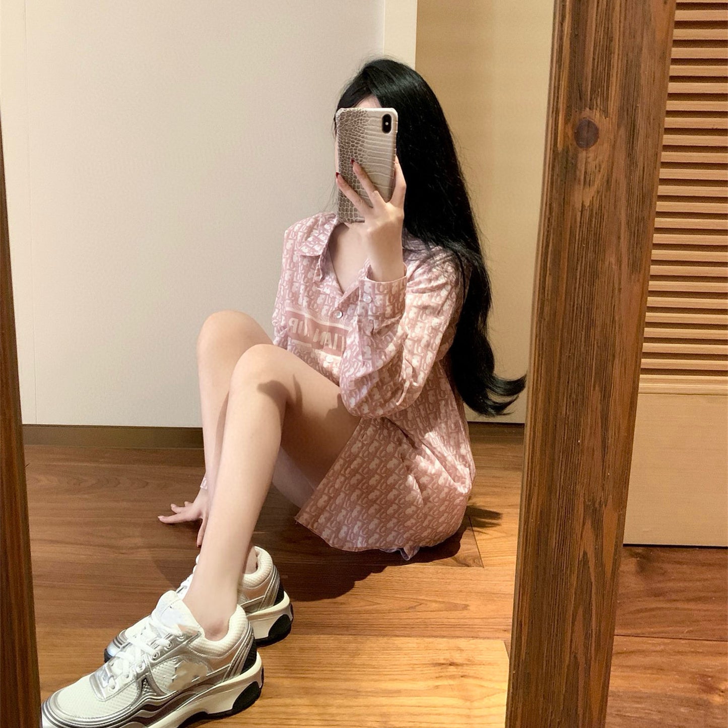 【Set】2点セット シャツ + パンツ W12251