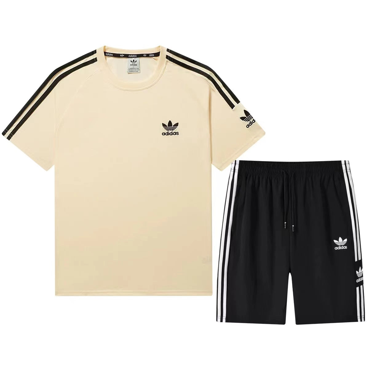 【Set】セットアップ Tシャツ + パンツ W12274