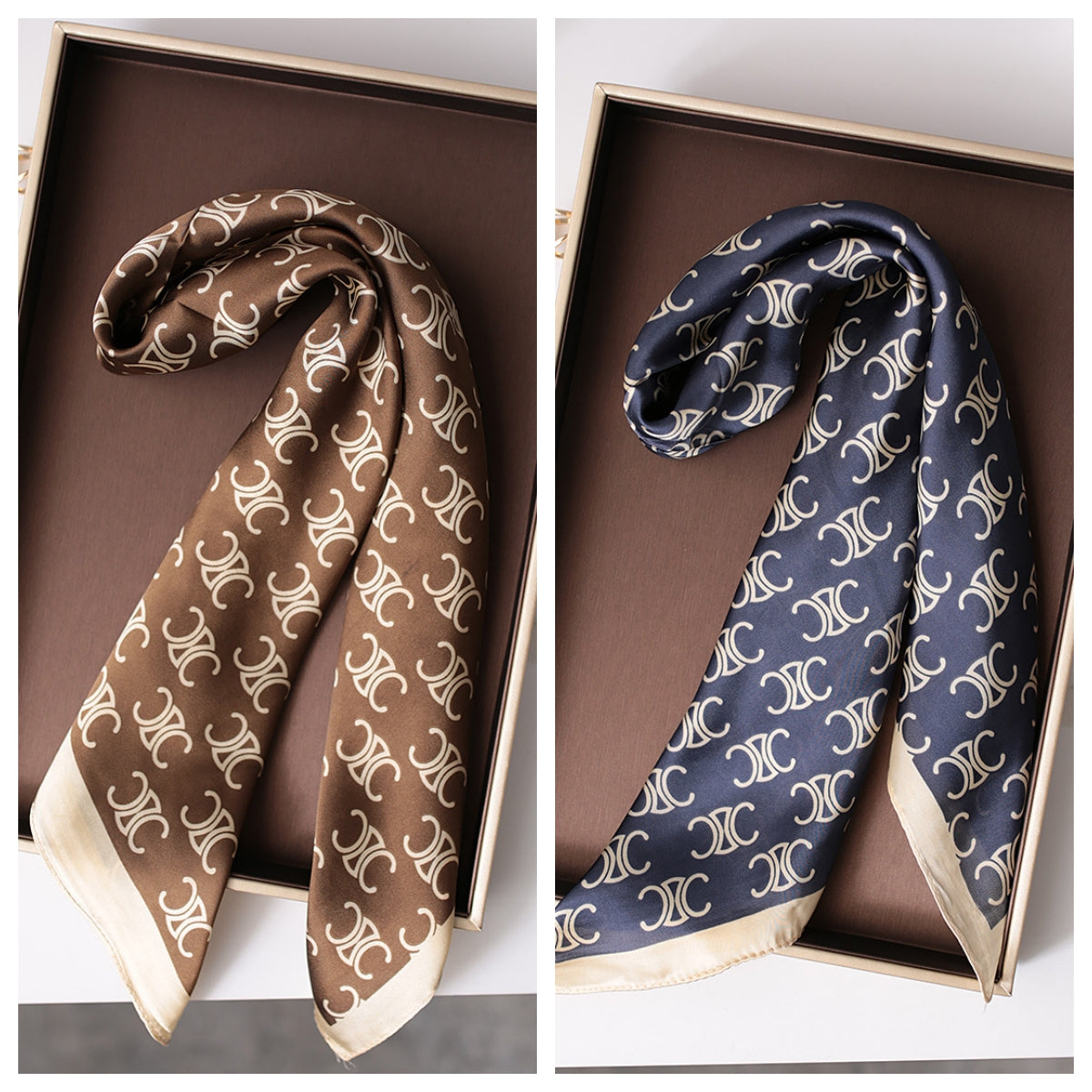 【雑貨】柔らかいサマースカーフ2点セット T0285