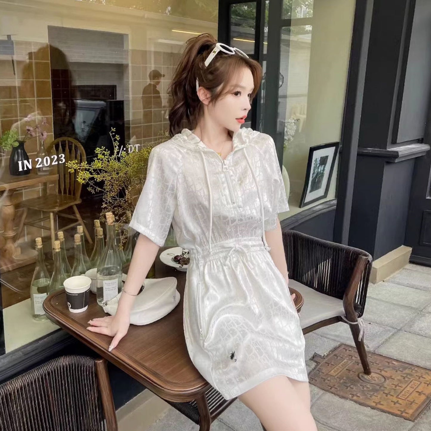 【Dress】プリントワンピース W12733