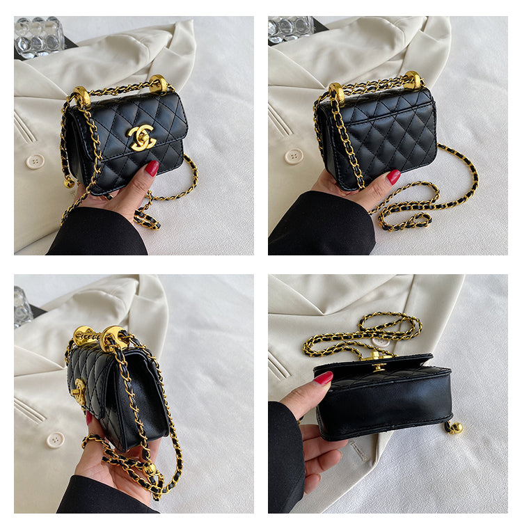 【雑貨】2色展開miniバッグ W12249