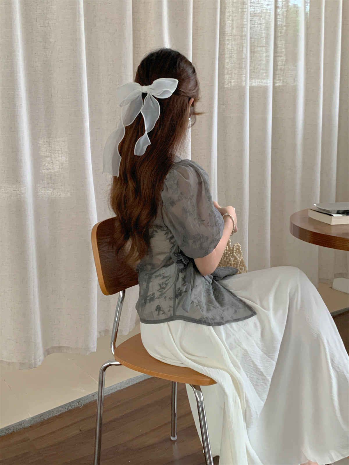 【Set】ブラウス×スカート2点セット W11939