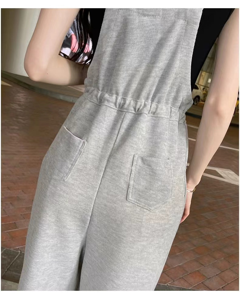 【Set】2点セット タンクトップ+ サロペット W11341