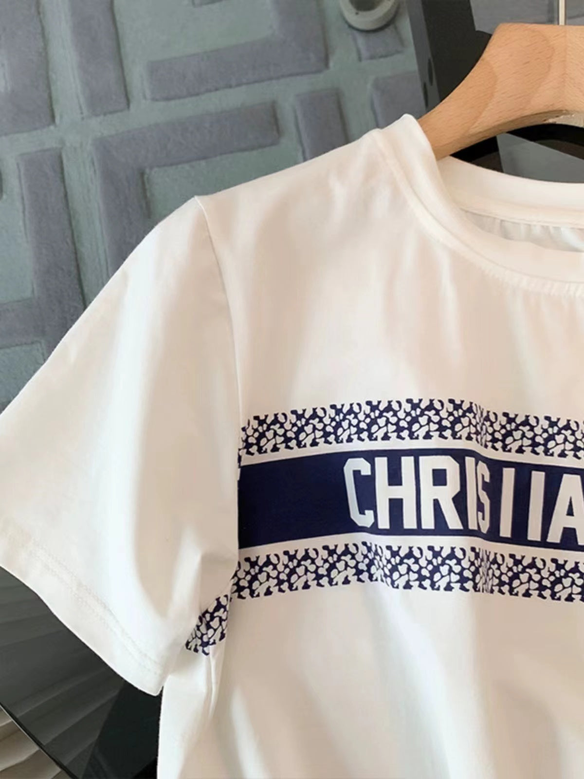 【Set】新入荷~半袖Tシャツ + パンツプリント2点セット W10805