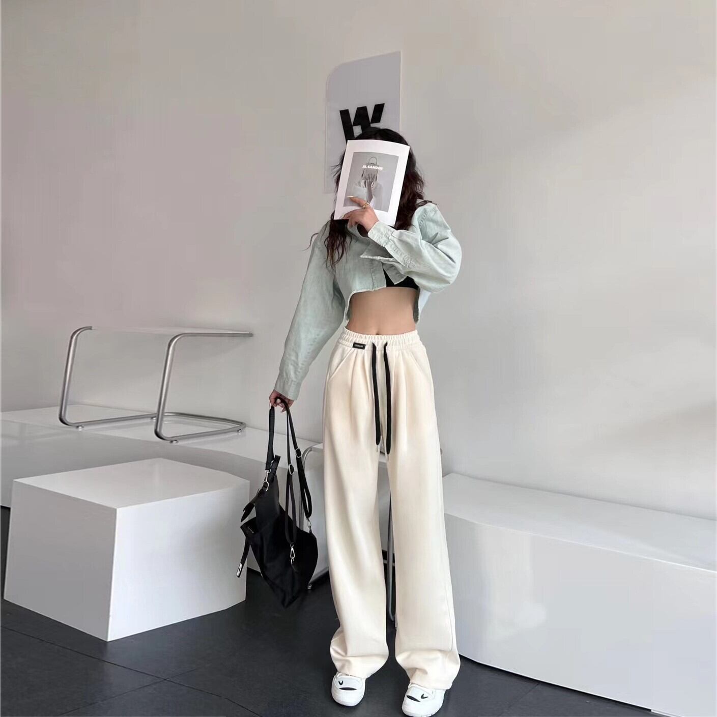 【bottoms】3色展開カジュアルパンツ Z6723