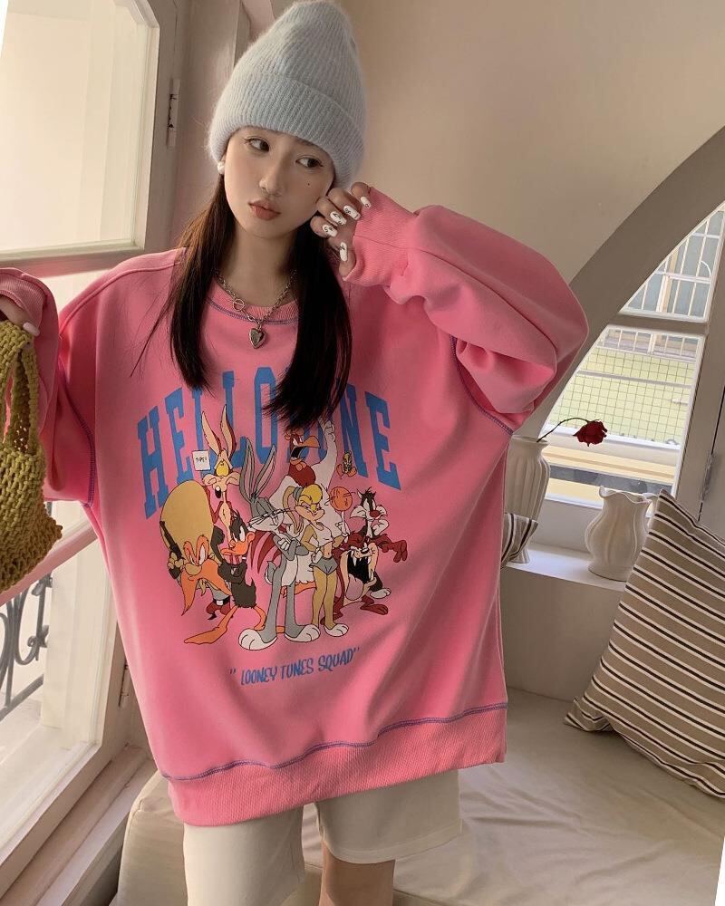 【tops】プリントスウェット W10544