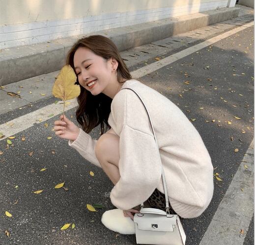 【tops】人気爆発中!簡潔スウィートセーター5色切り替え