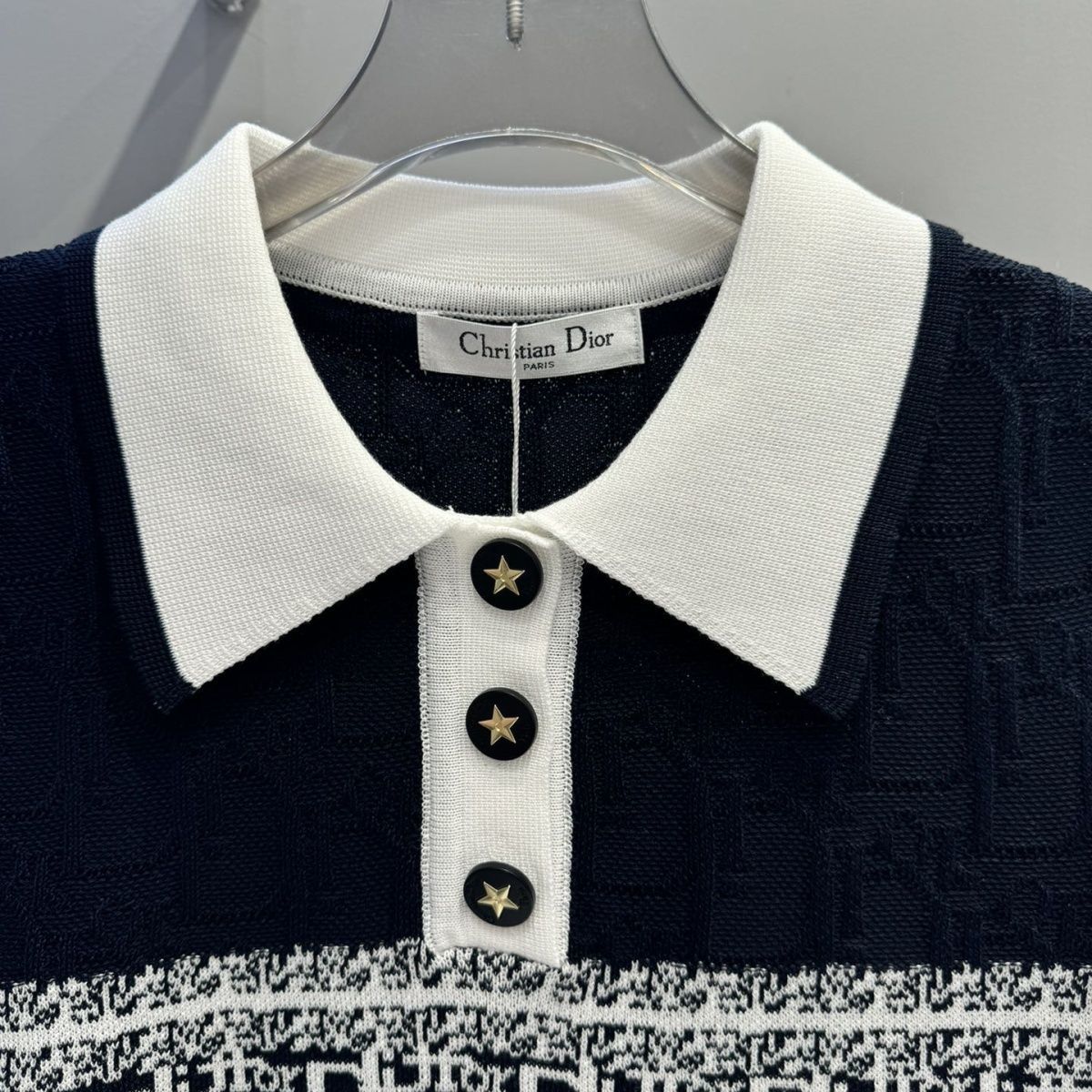 【Tops】POLOネックTシャツ T01443