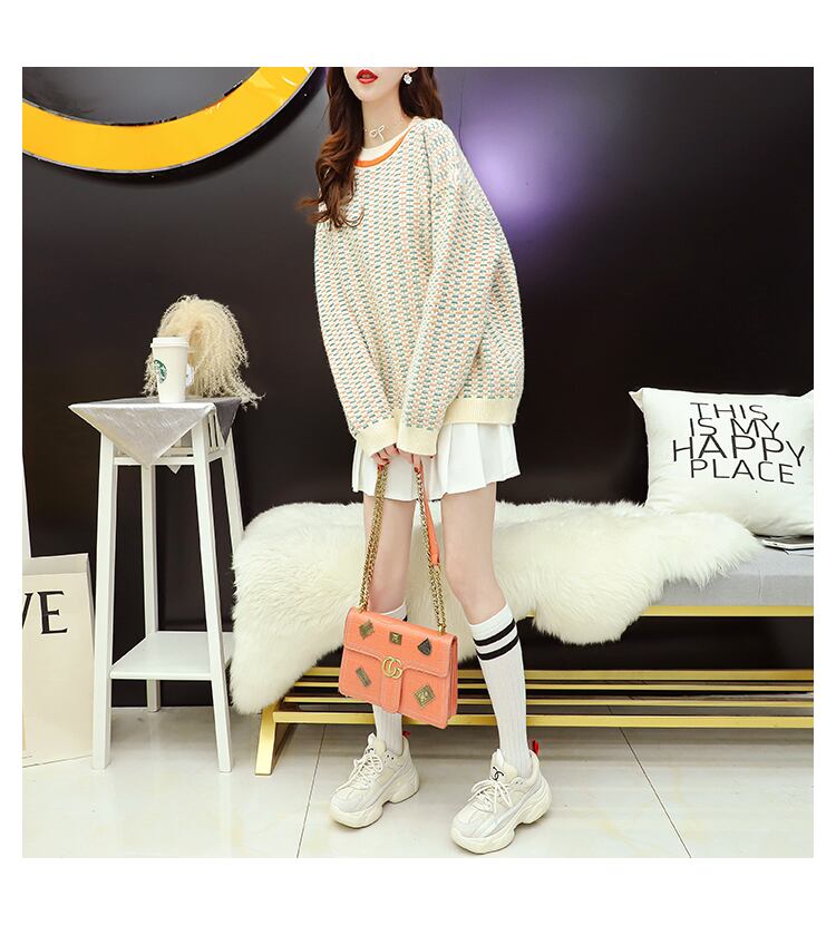 【tops】絶対欲しい合わせやすいカジュアル大好評セーター3色