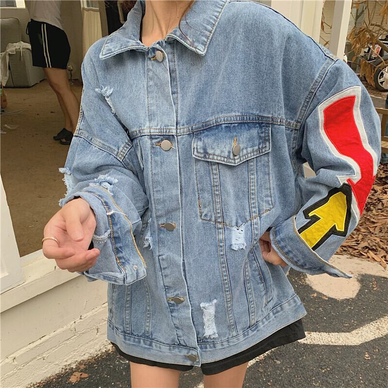 【outer】キュートデニムジャケットF6950