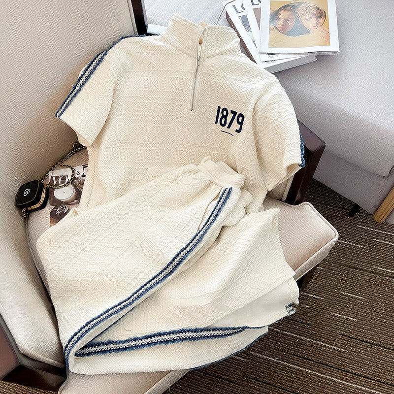 【Set】3Dエンボスカジュアル2点セット W11794