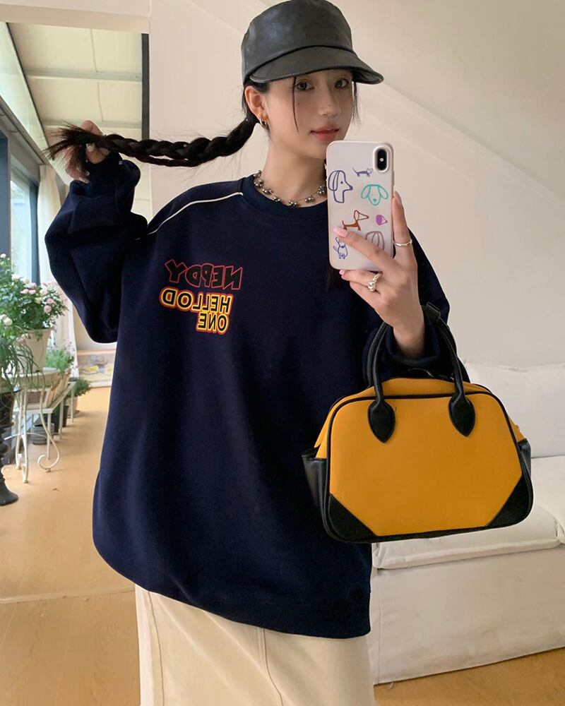 【tops】カートゥーンスウェット M21358