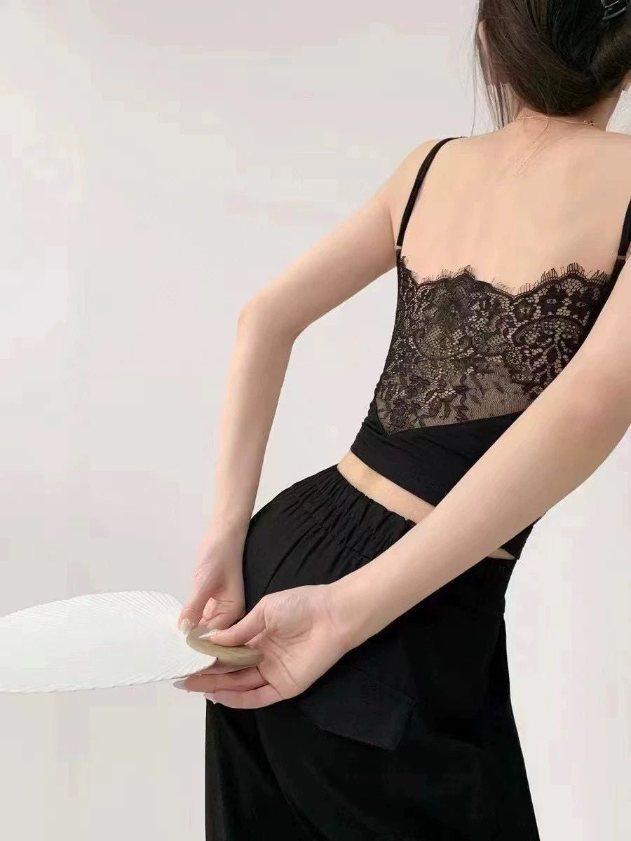 【Tops】バックレースキャミソール T01437