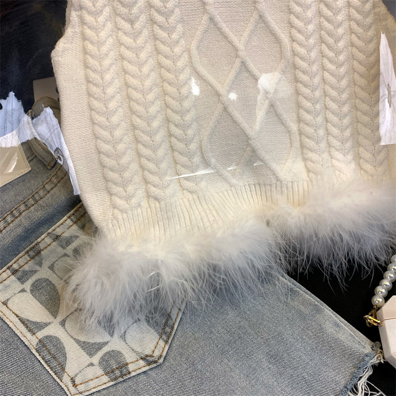 【Tops】ファータンクトップ W13519