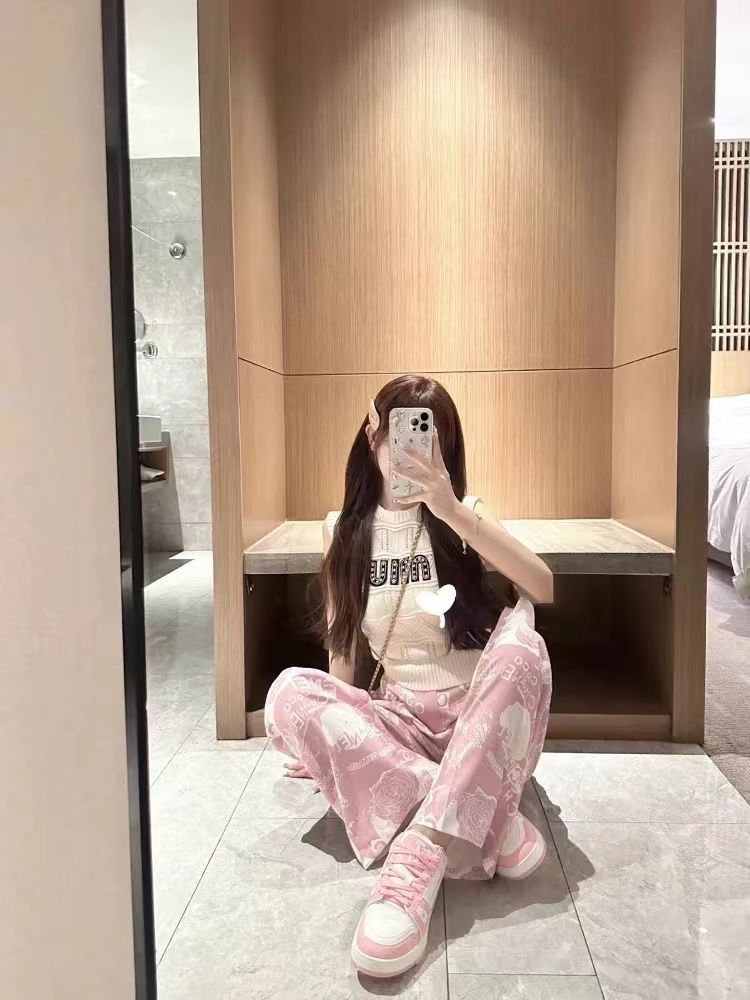 【Set】Tシャツ + パンツ 2点セット Z6802