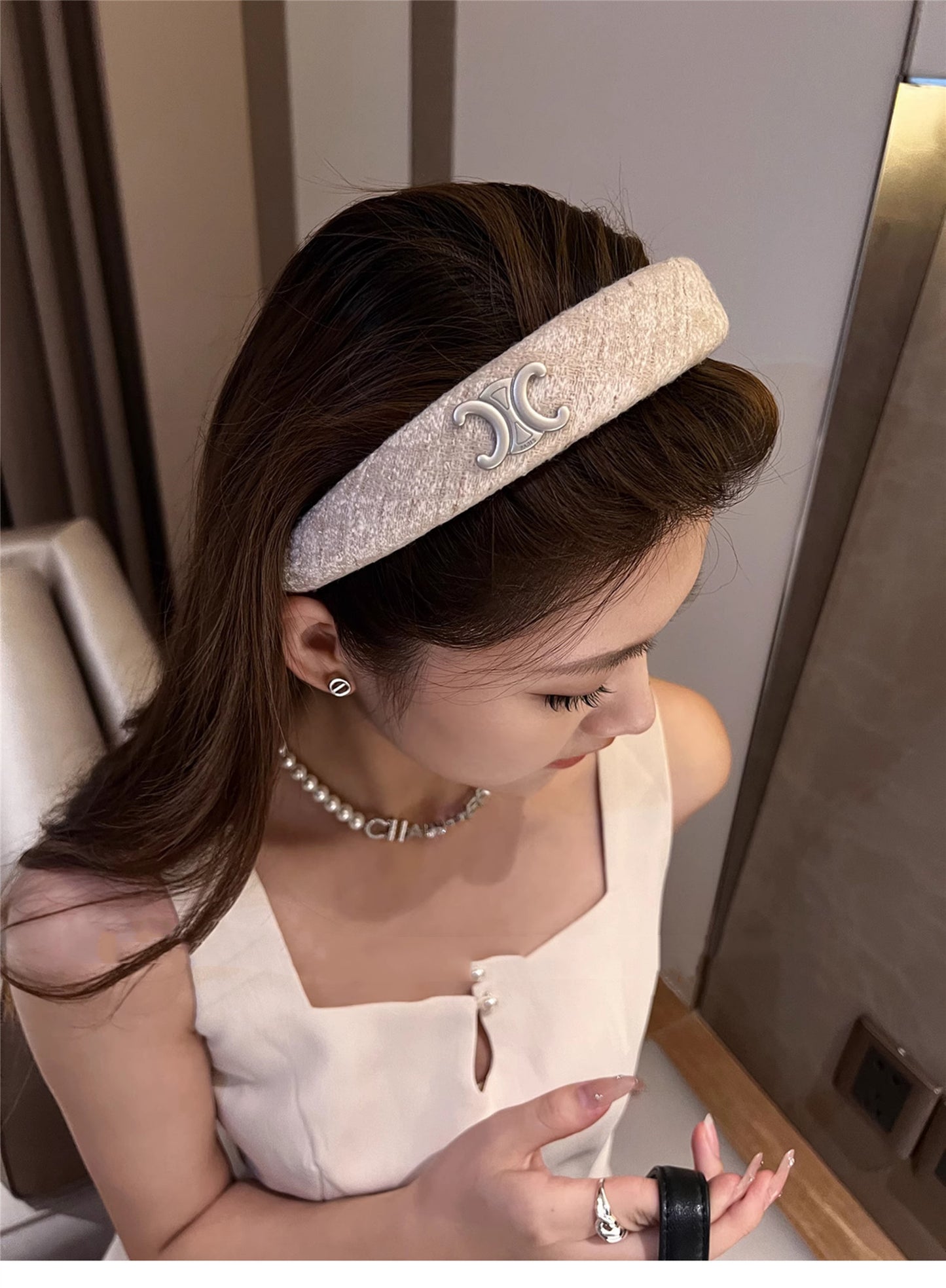 【雑貨】4色選択可カチューシャ W11986