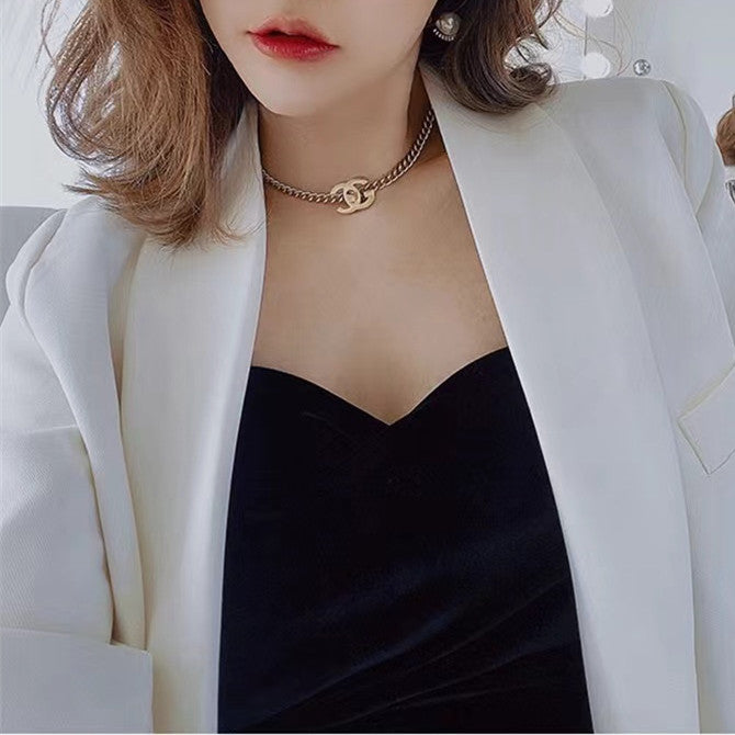 【雑貨】2色展開ネックレス W12119