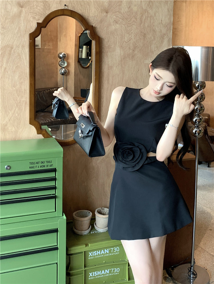 【Dress】フラワーワンピース W12778