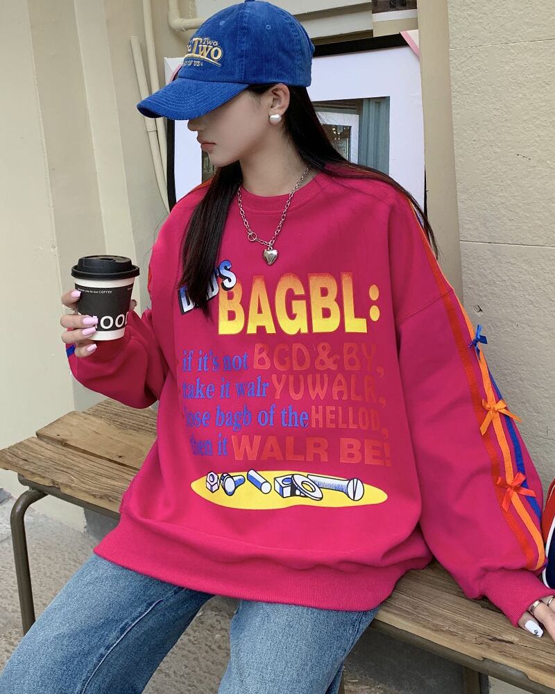 【tops】ロゴスウェット W10558