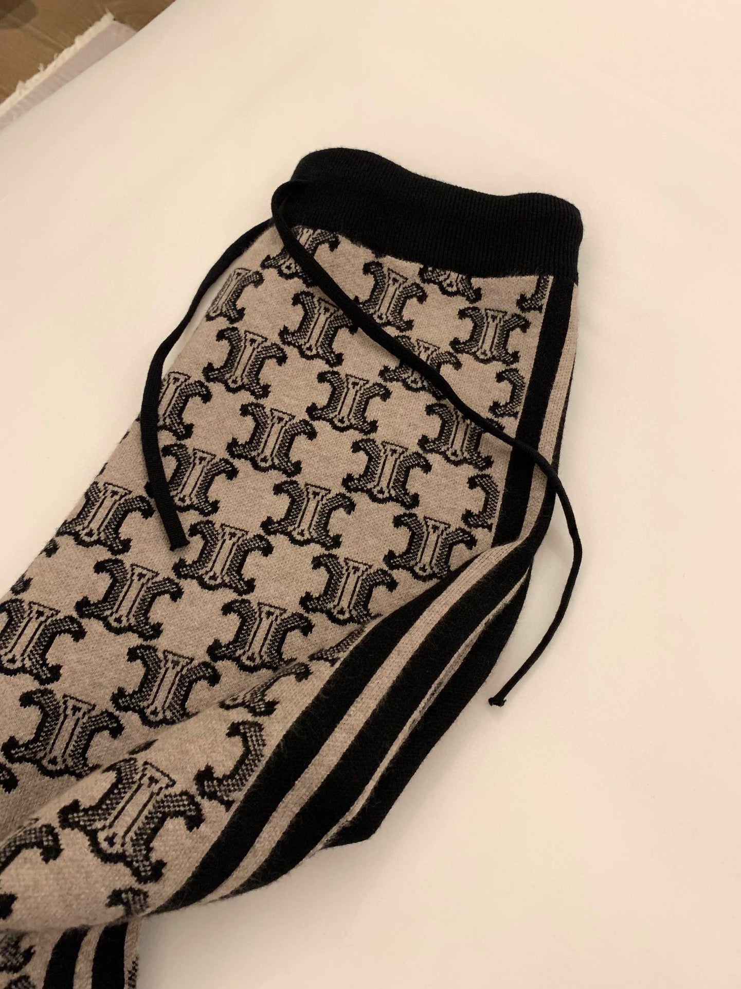 【Bottoms】3色展開ニットガウチョパンツ W13755