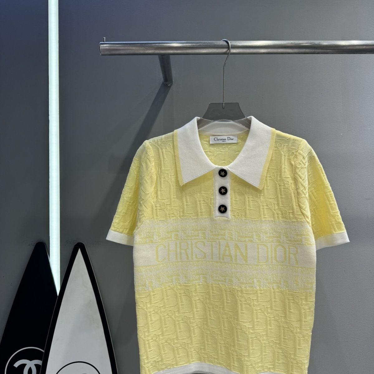 【Tops】POLOネックTシャツ T01443