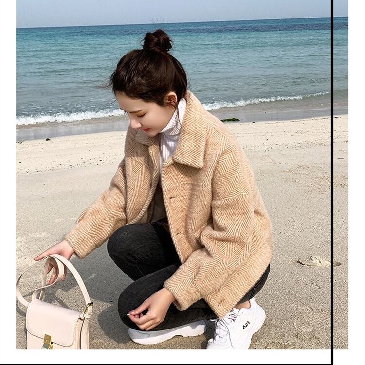 【outer】清新気質アップカジュアルカーディガン3色合わせやすい