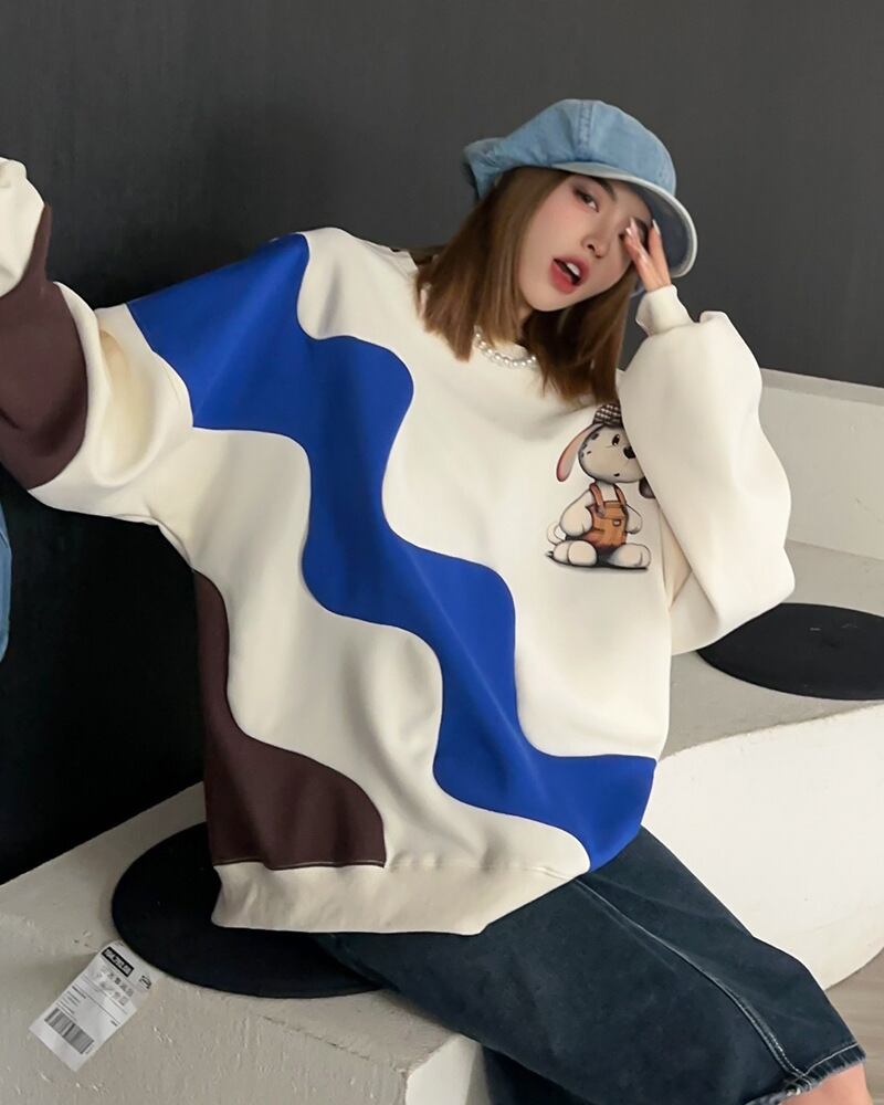 【tops】プリントスウェット T0153