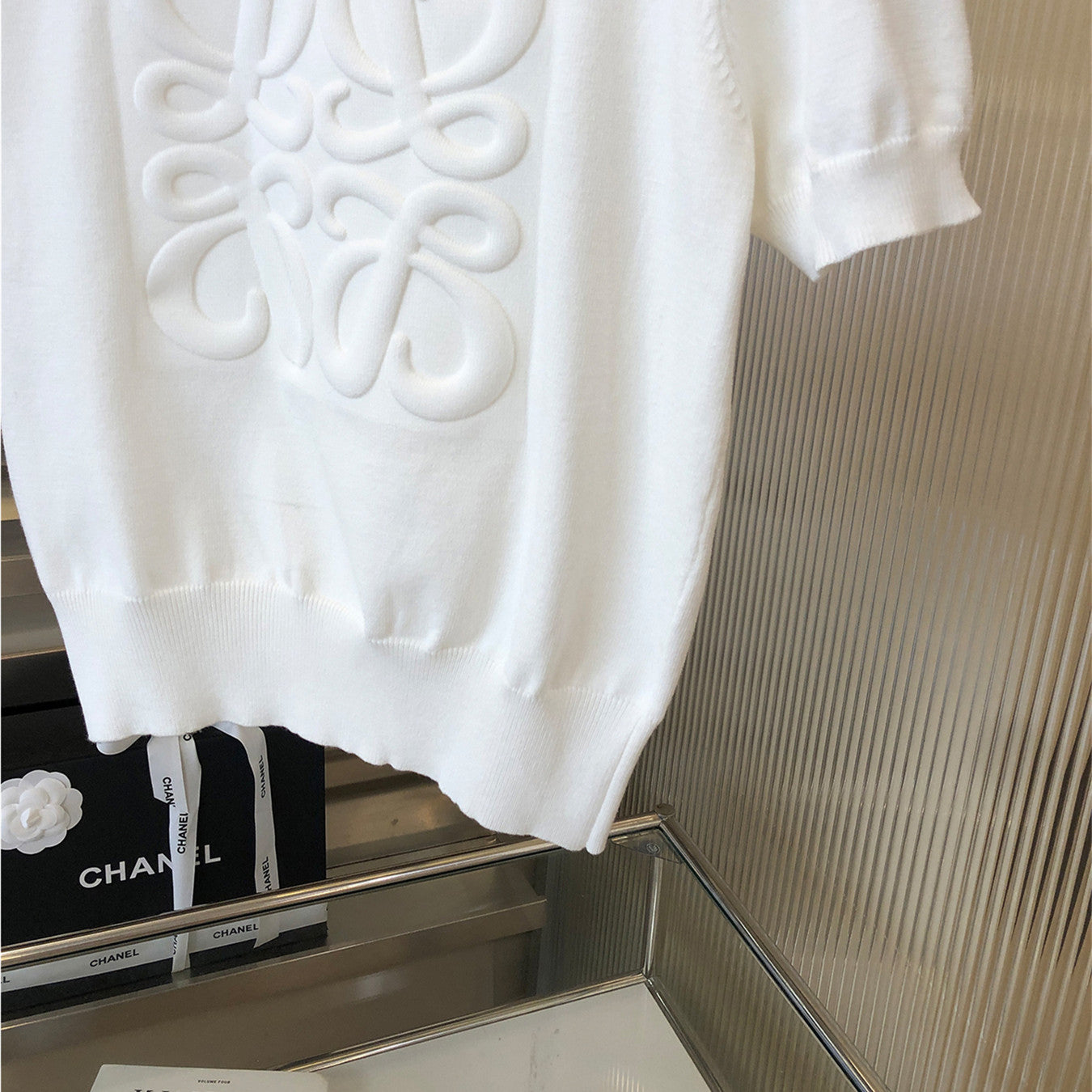 【Tops】半袖ニット W12721