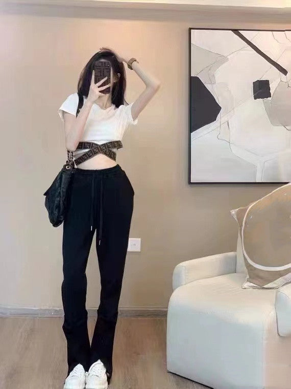 【Tops】切り替えデザインTシャツ W10859