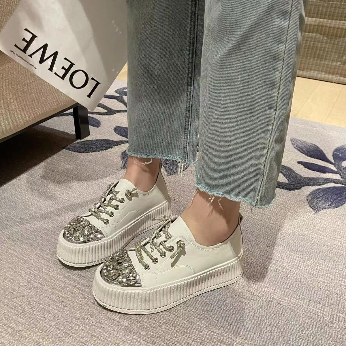 【Shoes】ダイヤモンドスニーカー W10446