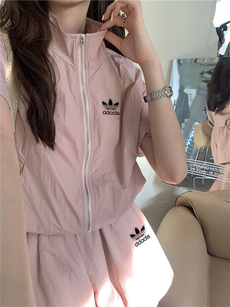 【Set】5色展開カジュアル2点セット  W12675