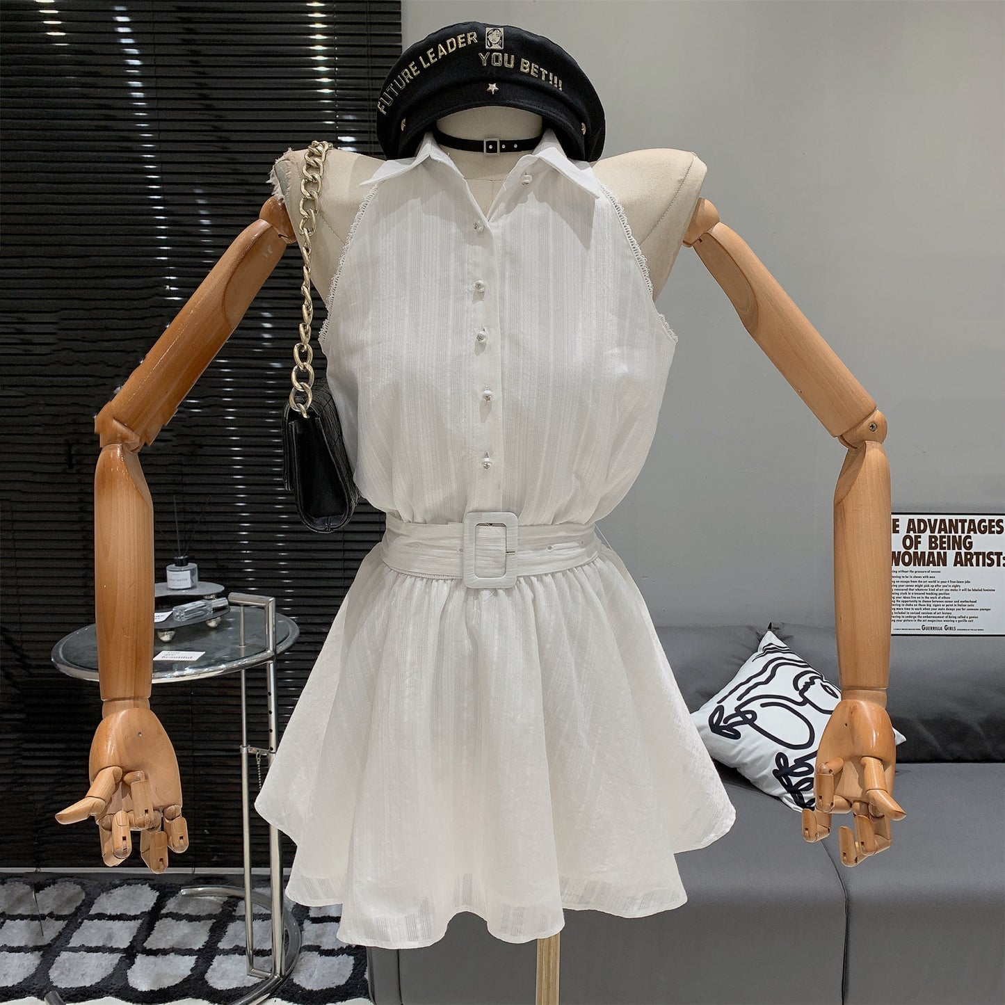 【Dress】シャツワンピース W12081