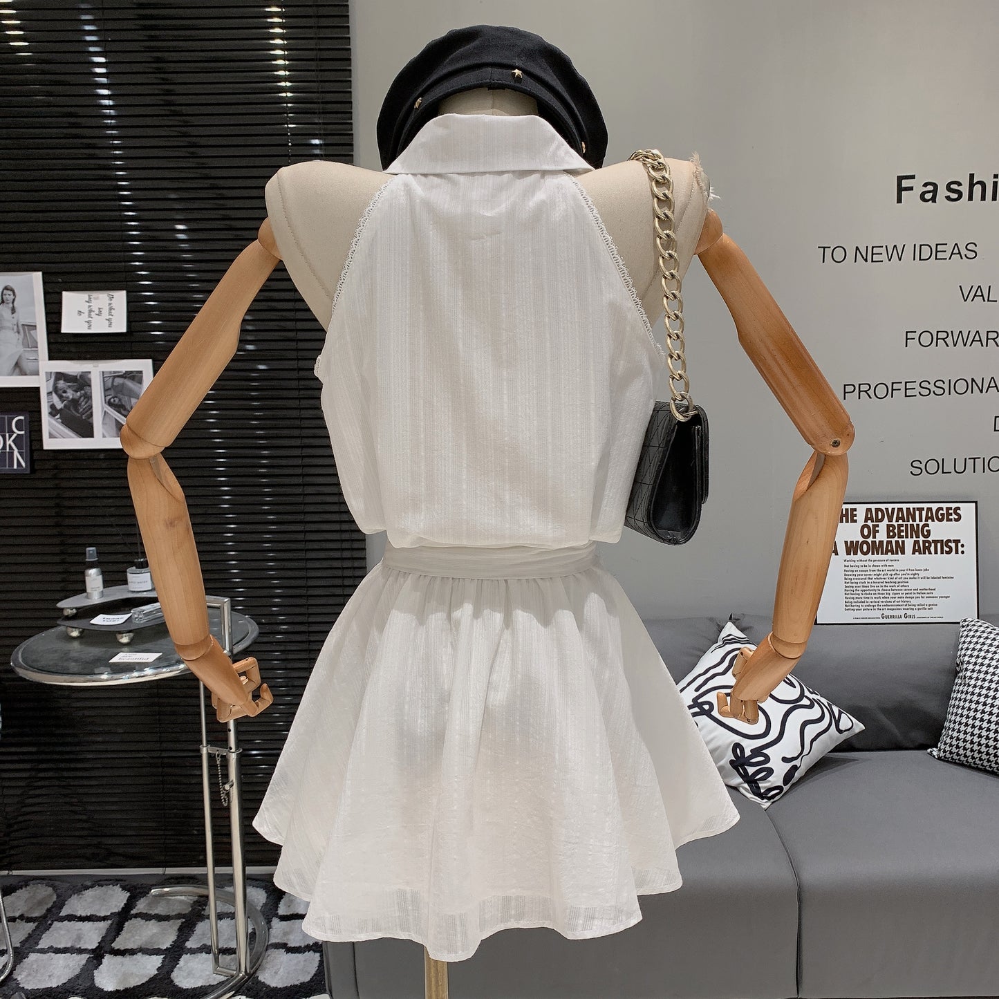 【Dress】シャツワンピース W12081