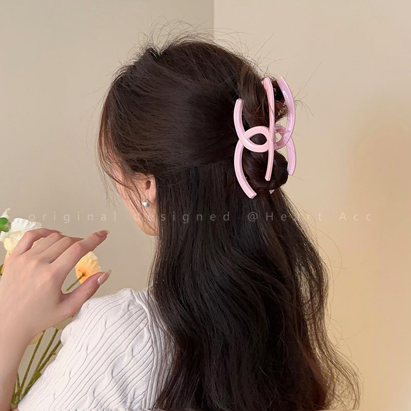 【雑貨】4色ヘアクリップアクセサリー W14063