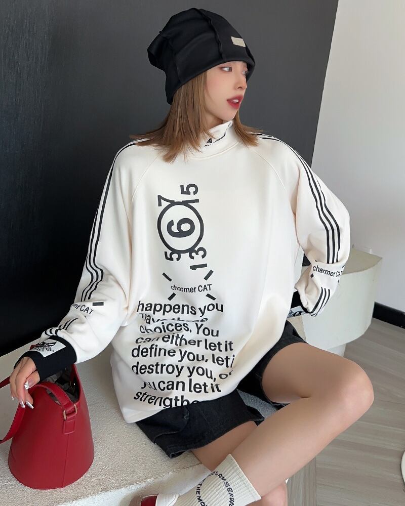 【tops】アルファベットスウェット W10491