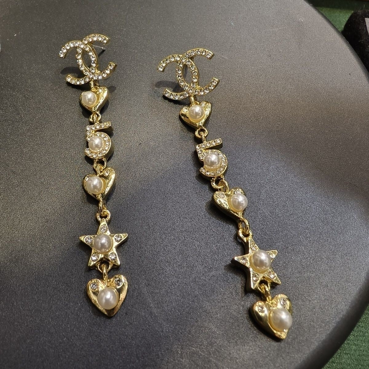 【雑貨】ロングピアス W13791