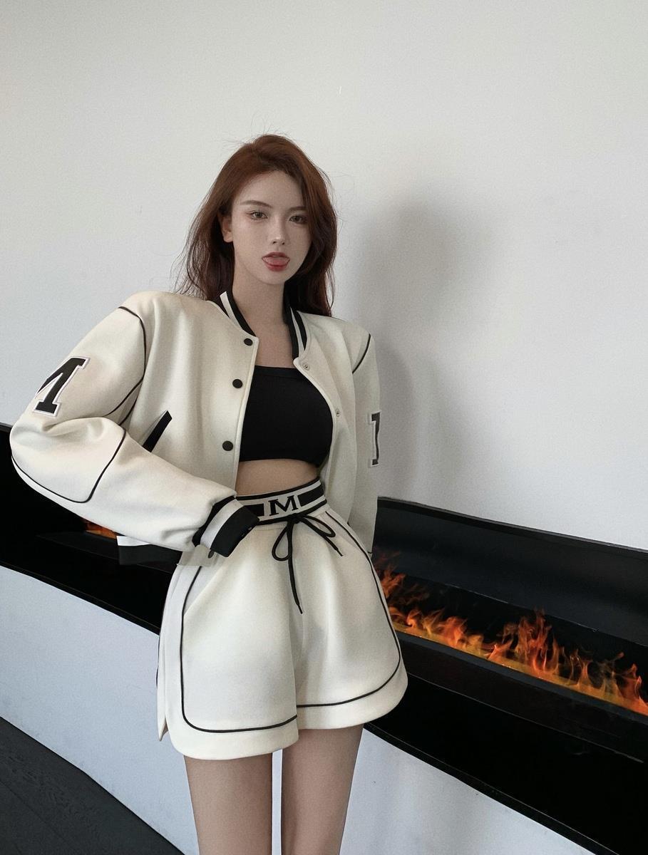 【Set】セットアップ ジャケット + ショートパンツ Z7362