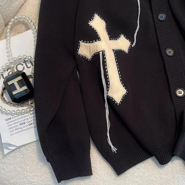 【Outer】ニットカーディガン W13033