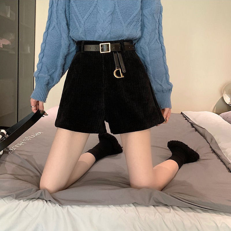 【Bottoms】ベルト付きショートパンツ Z7965